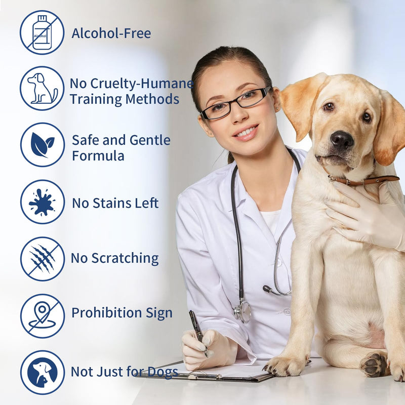 No Chew Spray for Dogs,Bitter Apple Spray for Dogs to Stop Chewing,Can Effectively Protect The Safety of Furniture,Plant,Shoes, Etc,Valuables,Safe for People and Pets,and Alcohol-Free 5.07 Oz