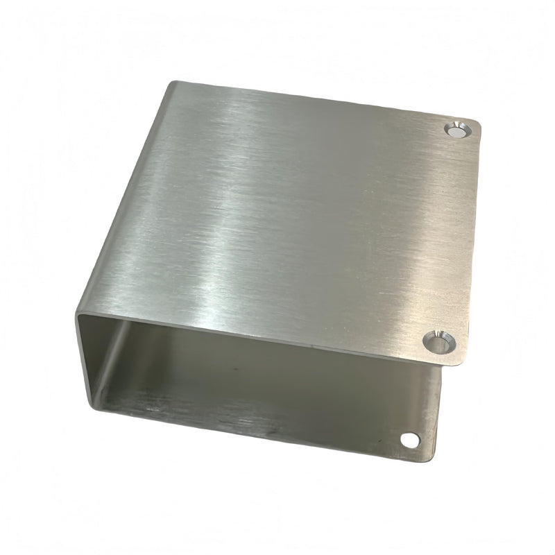 1-3/4" Door Reinforcement Plate MP9492 Stainless Steel Lock Guard Plate – Fits 1-3/4" Thick Doors, Rust-Resistant, Satin Stainless Steel Finish (2 Pack) sliver 2