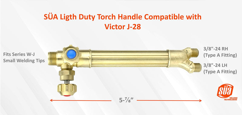 SÜA - Ligth Duty Welding/Brazing Torch Handle Compatible with Victor Series "J"
