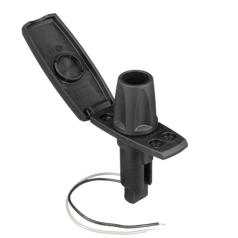attwood LightArmor 910V2PB-7 Black 2-Pin Rectangle Light Base One size