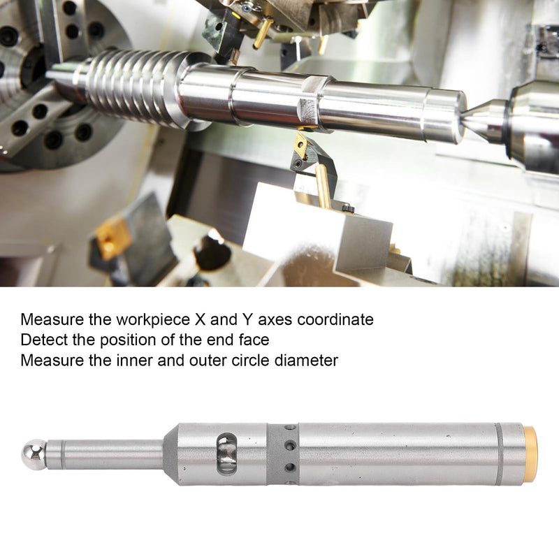 Non Magnetic Edge Finder, Electronic Beep Edge Finder Non Magnetic Photoelectric Center Rod for Coordinate Measurement, Protractors