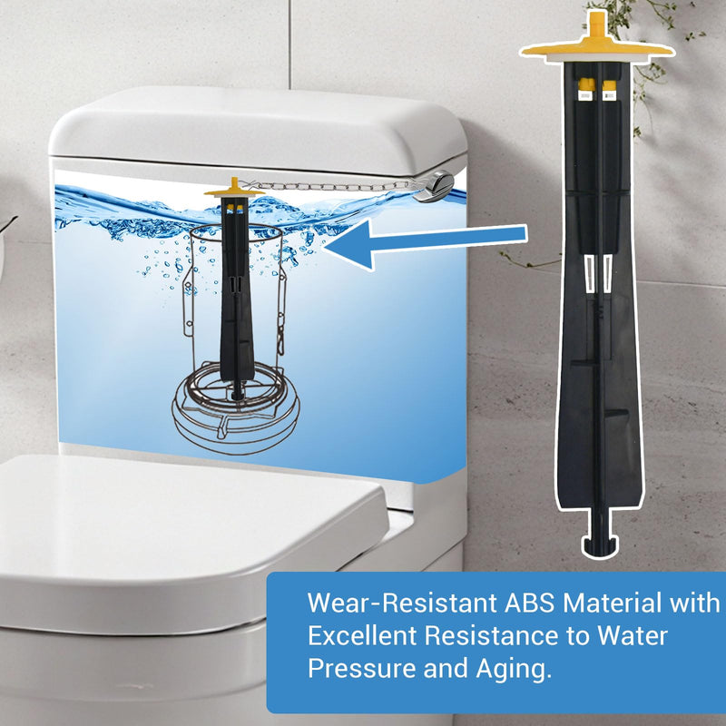 Canister Flush Valve Kit, Compatible with Kohler GP1229656, K-1188999, K-1188998, for AquaPiston, Includes Center Guide, Cap & Chain, Toilet Tank Repair (2 pcs) 1 2 packs