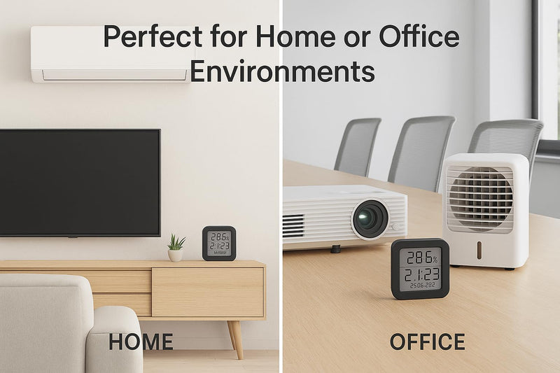 Universal WiFi IR Blaster Hub with Temp & Humidity Monitor (IR Only - No RF Blinds/Garages) - Smart Home Automation for AC, TV & Audio - Compatible with Smart Life Tuya Alexa Google