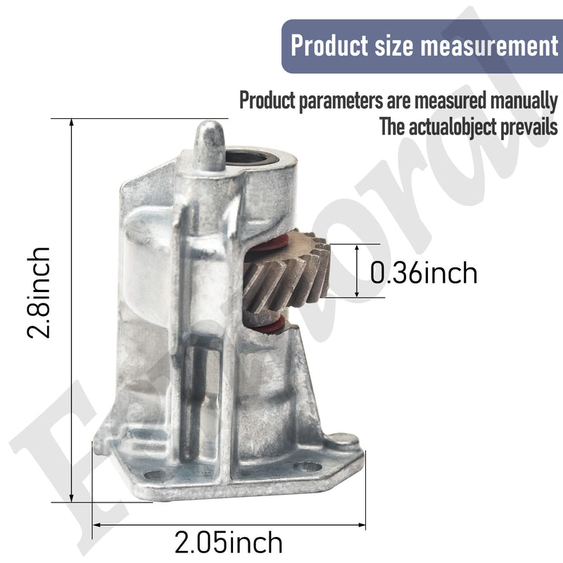 Upgrade Metal Gear WP240309-2 240309-2 Worm Drive Gear & Bracket Kit Compatible with KitchenAid EA734273 PS734273 AH734273 4162100 4162101 4169907 4169941 4170007 4176130 949544