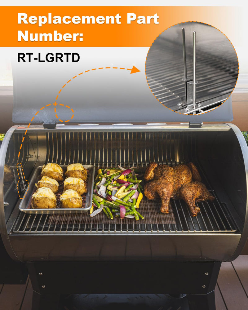 7" Large RTD Probe Temperature Sensor, Fit for Rec Tec/Recteq RT-590 RT-680 RT-700 RT-CMG Beast RT-TMG Chuckwagon Wood Pellet Grills
