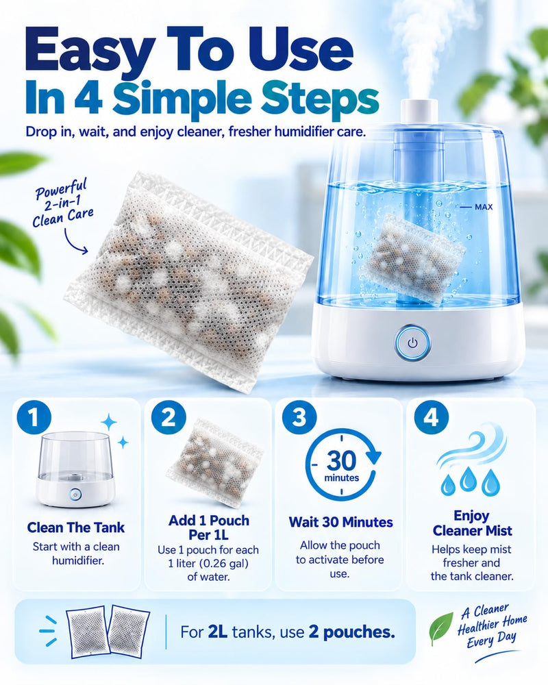 ZhenD 10 Pack Humidifier Cleaner Scale Inhibitor