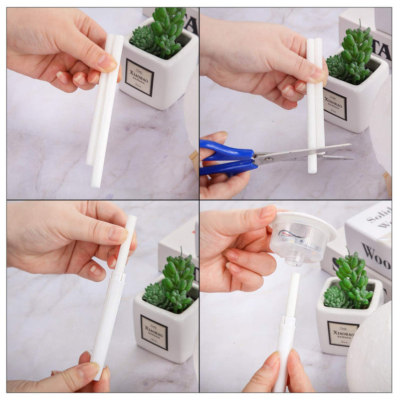 24 Pieces Humidifier Sticks Filter Replacement Wick USB Mini Humidifiers Refill Sticks for Cool Mist Portable Diffuser(5.35 Inches) 5.35 Inches