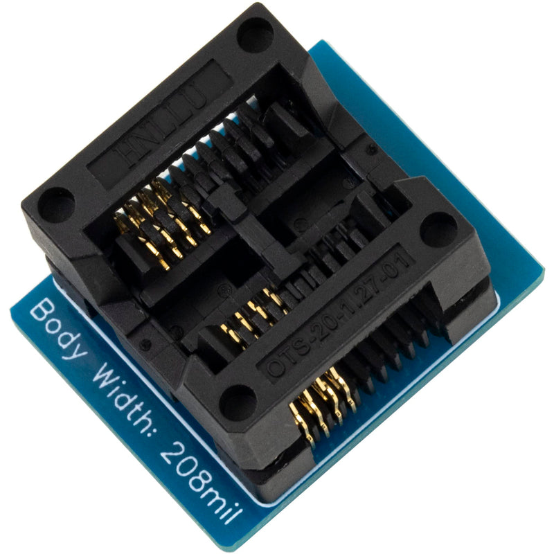 SOP8 to DIP8 IC Socket 150mil and 200-208mil SOP8 Programmer Adapter Socket Converter Module (150 and 200 mils (Each 1)) 150 and 200 mils (each 1)