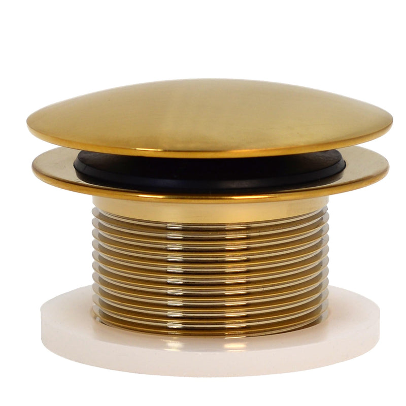 Westbrass D593PRK-18 Plumber's Pack Bath Waste Assembly with Tip-Toe Drain Plug, Illusionary Overflow Faceplate and Sch. 40 PVC Elbows, Brushed Bronze