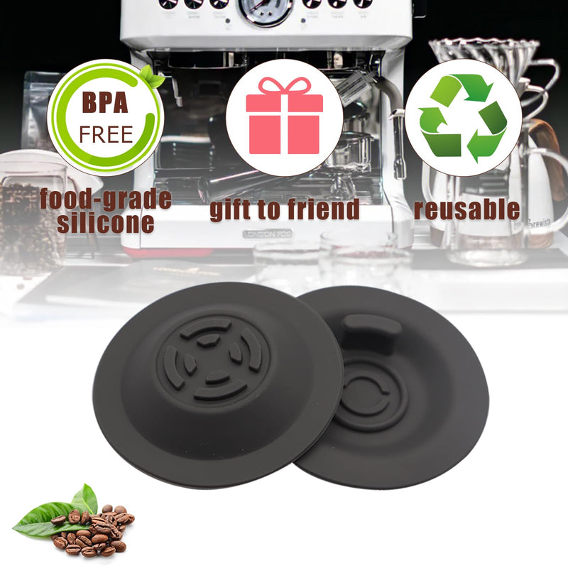 Dianrui 2 Pack Espresso Backflush Cleaning Disc 54mm for Breville Cleaning Disc for Breville Espresso Machine Accessories BES870XL/ 878/860/ 880/810/ 840 Compatible with Clean Tablets no hole