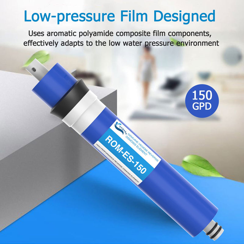 150 GPD RO Membrane Filter 12"x2" Reverse Osmosis Membrane Replacement 150 GPD