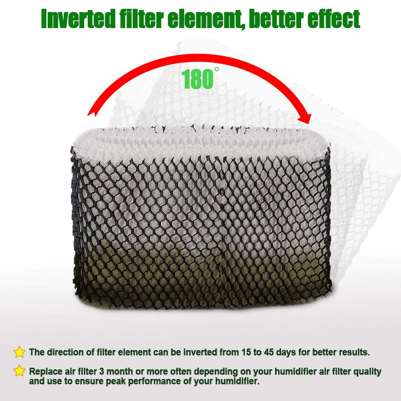 HIFROM HWF75 D Wick Humidifier Filter Compatible with Holmes HM3500, HM3501, HM3600, HM3608, HM3640, HM3641, HM3650, HM3655, HM3655BF, HM3656 Replace HWF75 HWF75CS HWF75PDQ-U - Filter D (3 Pcs) 3 Pcs