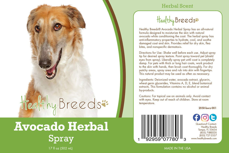 Healthy Breeds Borzois Avocado Herbal Spray 17 oz