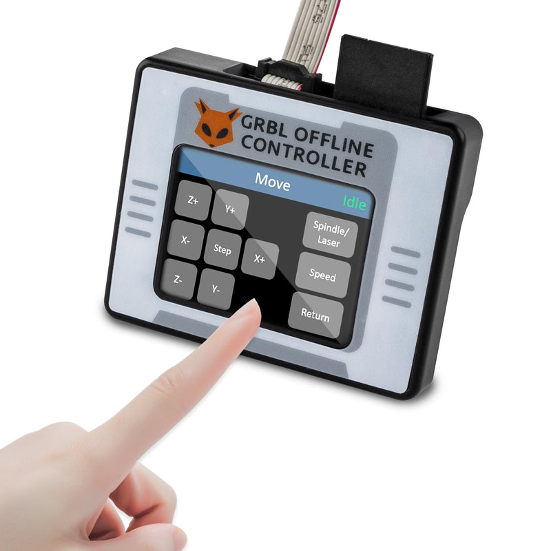 FoxAlien CNC Offline Controller, Offline Control Module with Touchscreen LCD GRBL Control for FoxAlien Masuter 3, Masuter Pro, WM-3020, 3018-SE CNC Router Engraving Machine