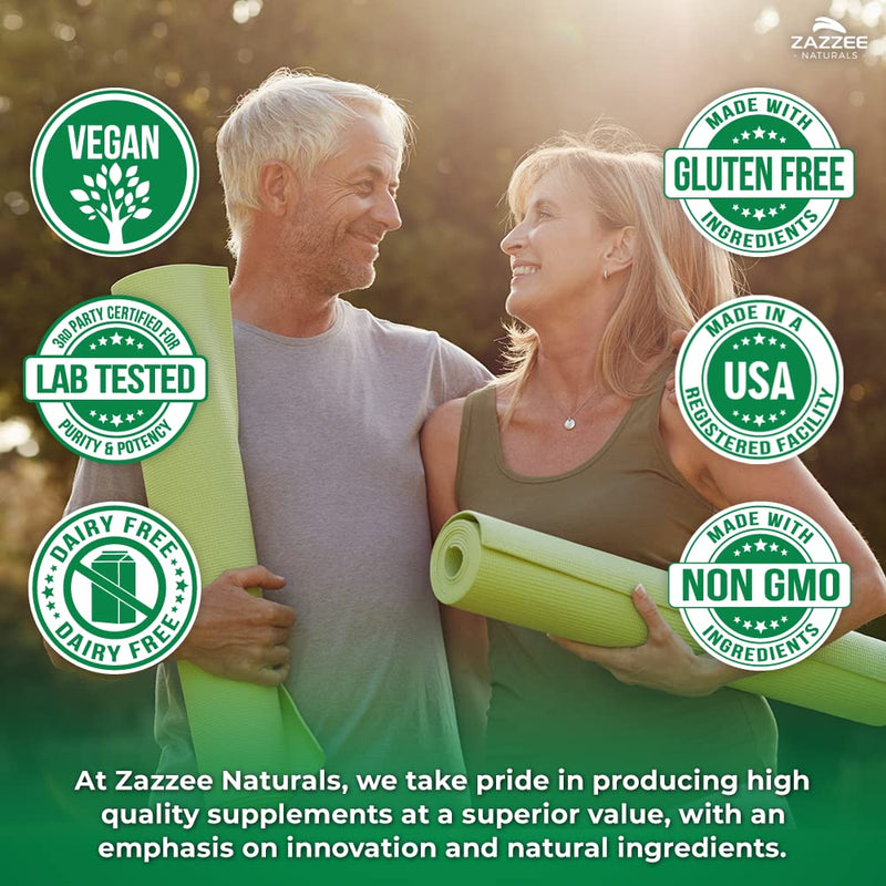 Zazzee Anti Aging Circulatory Support Bundle | Extra Strength Horse Chestnut Supplement with 20:1 Concentrated Hawthorn Extract Capsules | Non-GMO Vegan & ISO Lab Tested