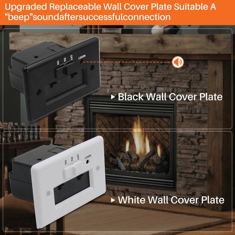 Gas Fireplace Remote Control Kit for Standard Millivolt Valve Appliances