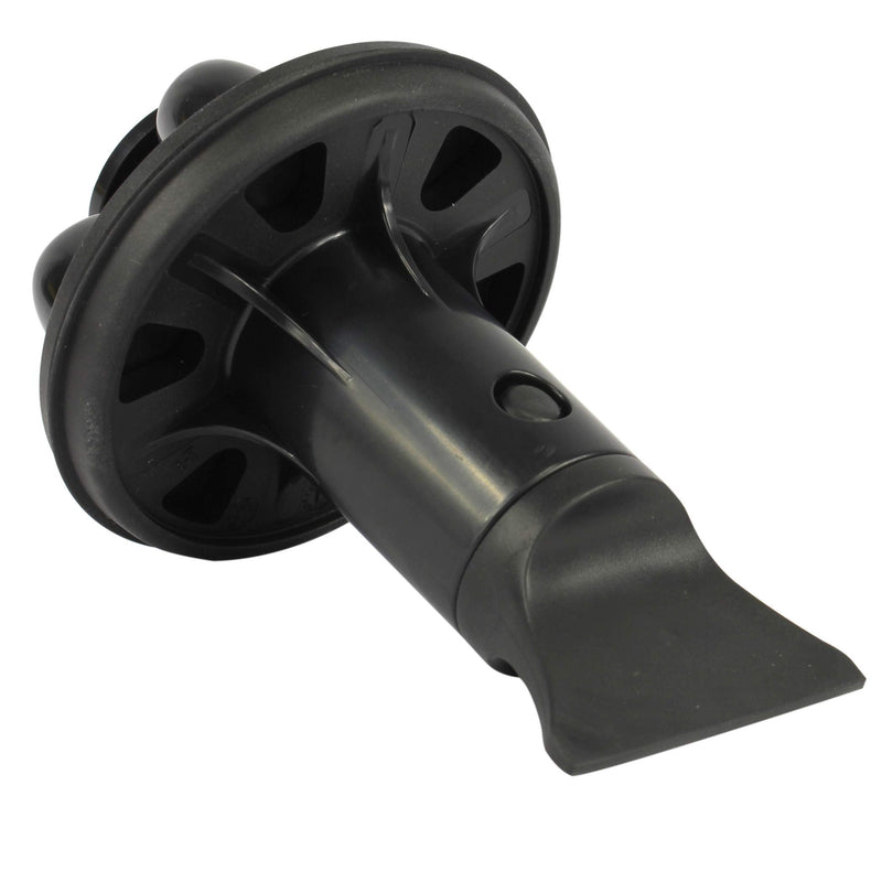 Danco 10768A | Disposal Genie II Garbage Disposal Strainer and Stopper, Kitchen Sink Drain Splash Guard with Food Scraper, Black, 1-Pack 1 Pack
