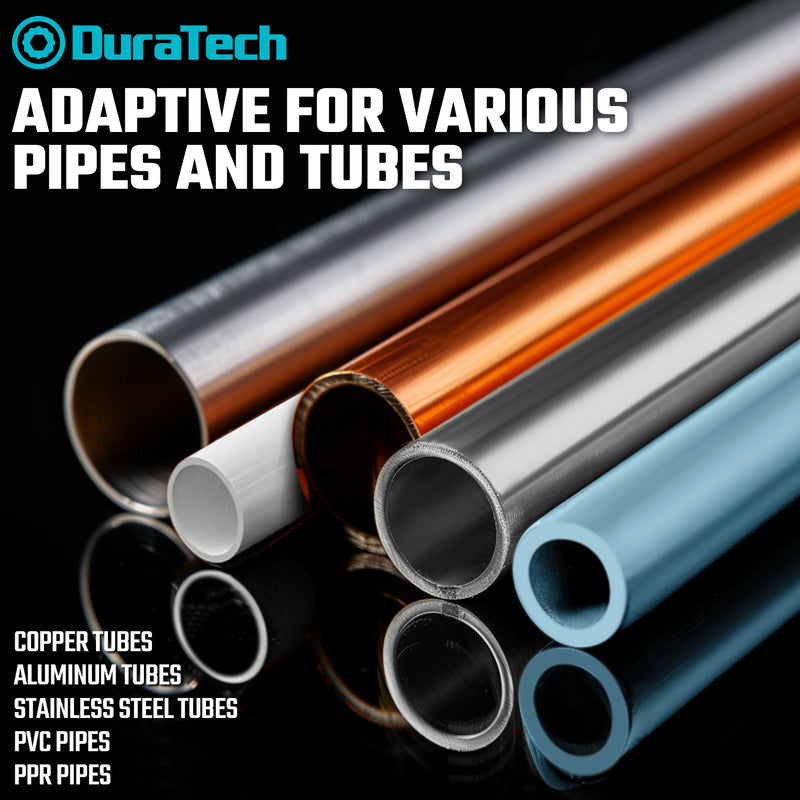 DURATECH Inner&Outer Tubing and Pipe Reamer, Pipe Deburring Tool, for Tubings from 1/4" to 1-1/4" O.D., Ideal for Copper, Stainless Steel, PVC, Brass, Aluminum, Soft Metal Pipes