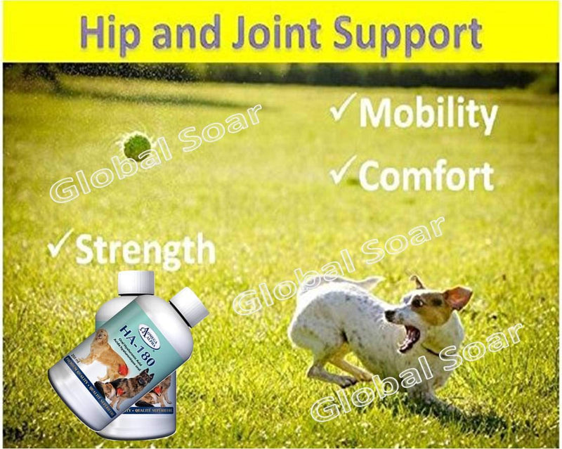Omega Alpha HA-180 (Hyaluronic Acid) for Pets-250ml - PawsPlanet Australia