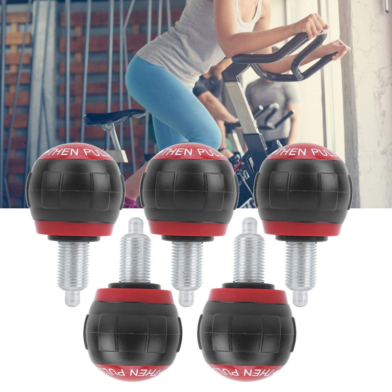 Weight Stack Pin, Durable Synthetic Handle Pull Pins 5 Pack M16 50x45mm for Home Gyms Commercial Fitness Centers Weight Training Enthusiasts Equipment Replacement