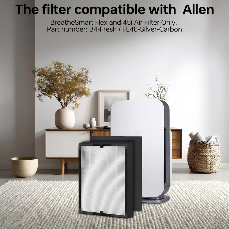 45i Replacement Filter, for Alen Breathe Smart Flex BH400 and 45i 1 pack White