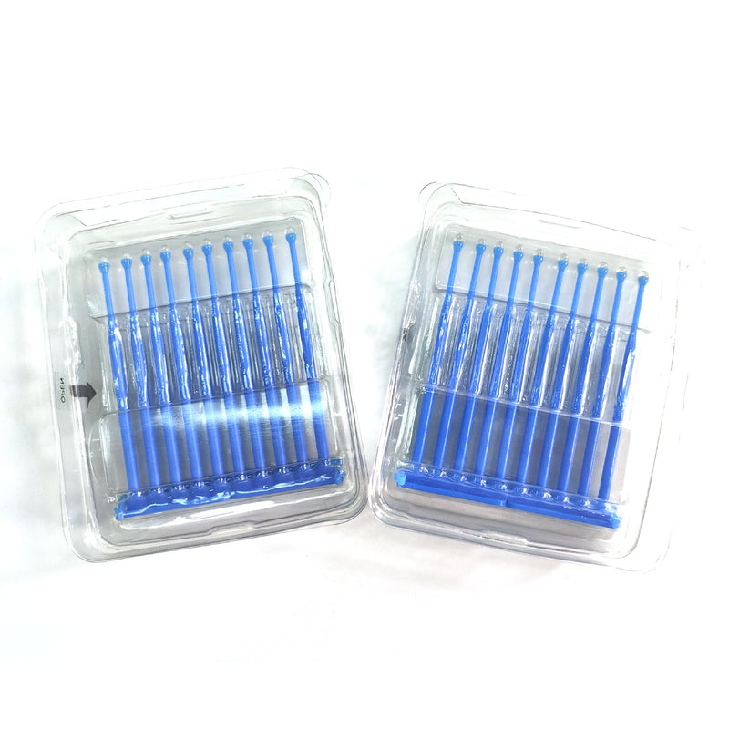 Dental Adhesive Tip Applicator 20pcs Dental Applicator Sticks Adhesive Tip for Teeth Crowns