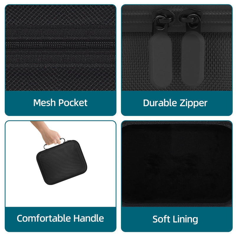 Case for AutoLine Pro Automotive Smoke Machine EVAP Vacuum Leak Tester, Diagnostic Tool Storage Bag, Drop-Proof Dust-Proof with Mesh-Black(CASE ONLY) Black