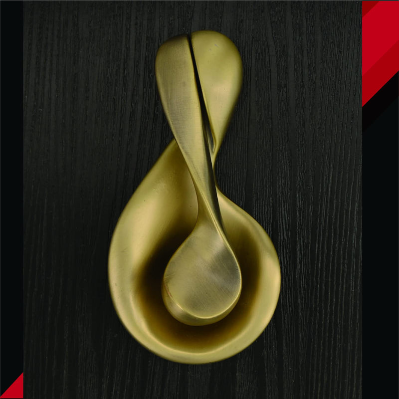 ZhongWang European Minimalist Ball Door Knocker (Antique Brass) Antique Brass