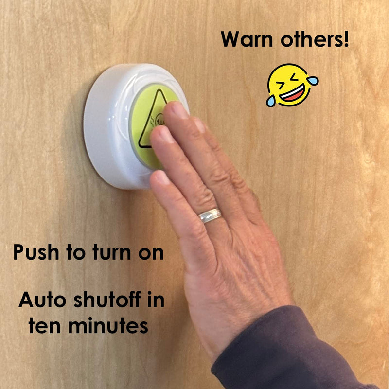 HOTZ StinkAlert Bathroom Light Toilet Warning Timer - Dad Birthday Gift, Funny Men Birthday Idea Unique - White Elephant Gift for Guys Includes Batteries