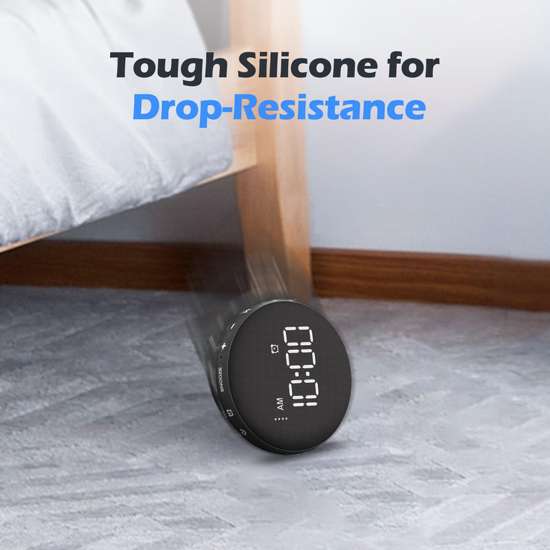 REACHER Loud Alarm Clock for Heavy Sleepers Adults/Kids/Teens, Vibrating Alarm Clock with Bed Shaker for Travel, Wake with a Shake Clocks for Hearing Impaired, Deaf