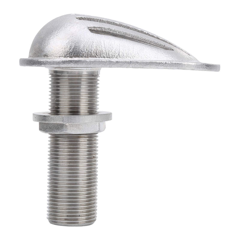 Yctze MJS023 316 Stainless Steel Marine Boat Intake Filter, Through-Hull Water Intake Scoop, Water Filter for Boat Pumps, 2-Pack