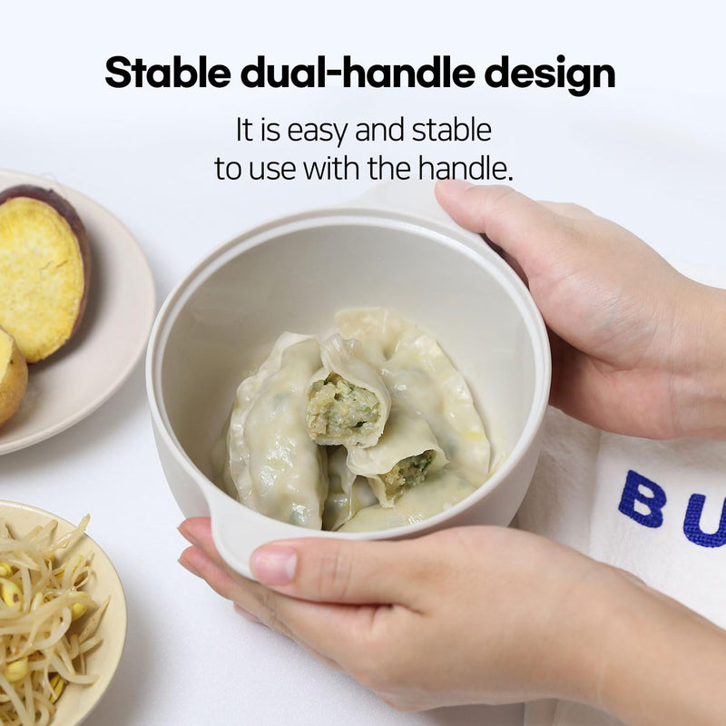 Premium Silicone Steamer – BPA-Free, Safe for Microwave, Oven, Dishwasher – 800ml – High Heat Resistance, Made in Korea