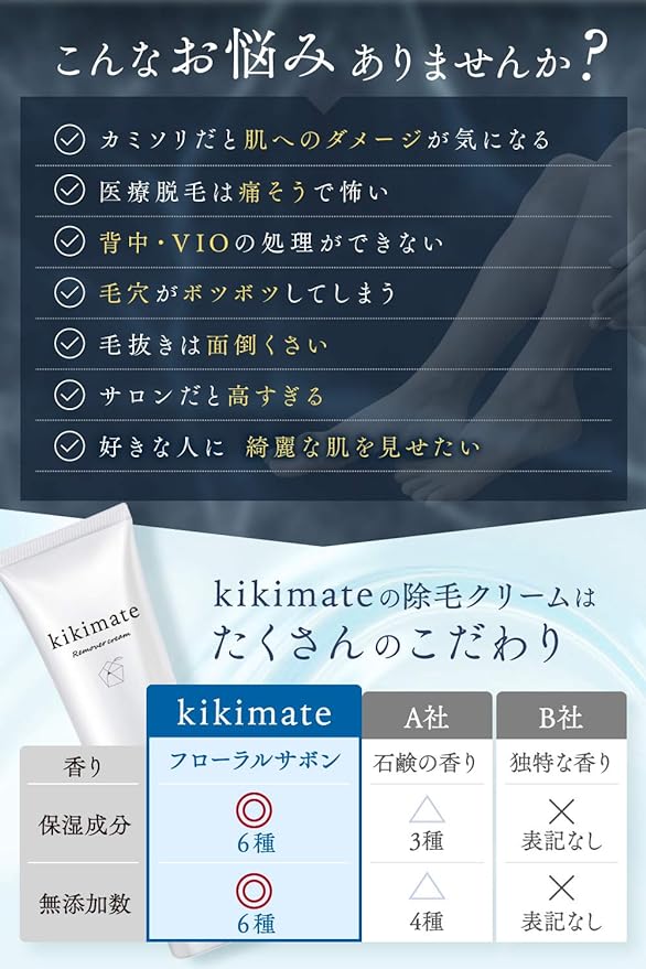 kikimate Women's Hair Removal Cream (Certified by the Ministry of Health, Labor and Welfare), Sensitive Skin, Hypoallergenic, Delicate Zone, Made in Japan, Quasi Drug, Kikimate, Gift, Present, 5.3 oz (150 g) - NewNest Australia