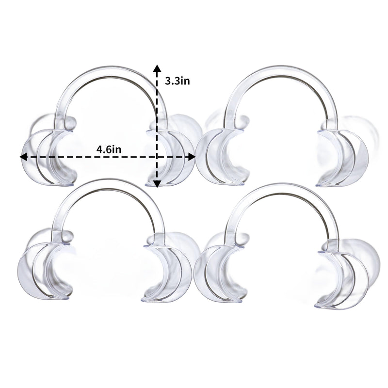 10 PCS Mouth Openers for Speak Out Game Mouthpieces,Dental Cheek Retractor Mouth Opener,Standard Dental Mouth Opener- Cheek and Lip Retractor,Includes 4 Mouthpieces for Kids, 6 Mouthpieces for Adults