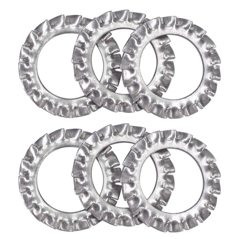 M6 304 Stainless Steel External Tooth Star Lock Washers（100Pcs） M6 - NewNest Australia
