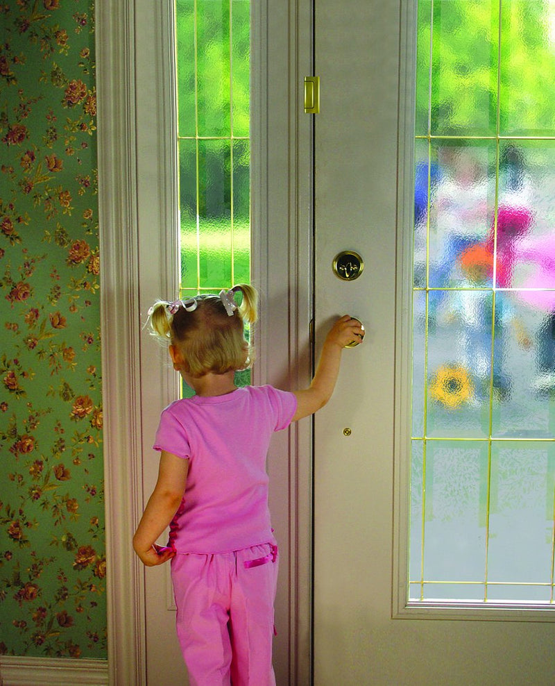 Cardinal Gates Door Guardian Home Security Door Reinforcement Lock for Inward Swinging Doors - Child Proof Lock Front Door - Extra Lock for Home from Inside - USA Based - White