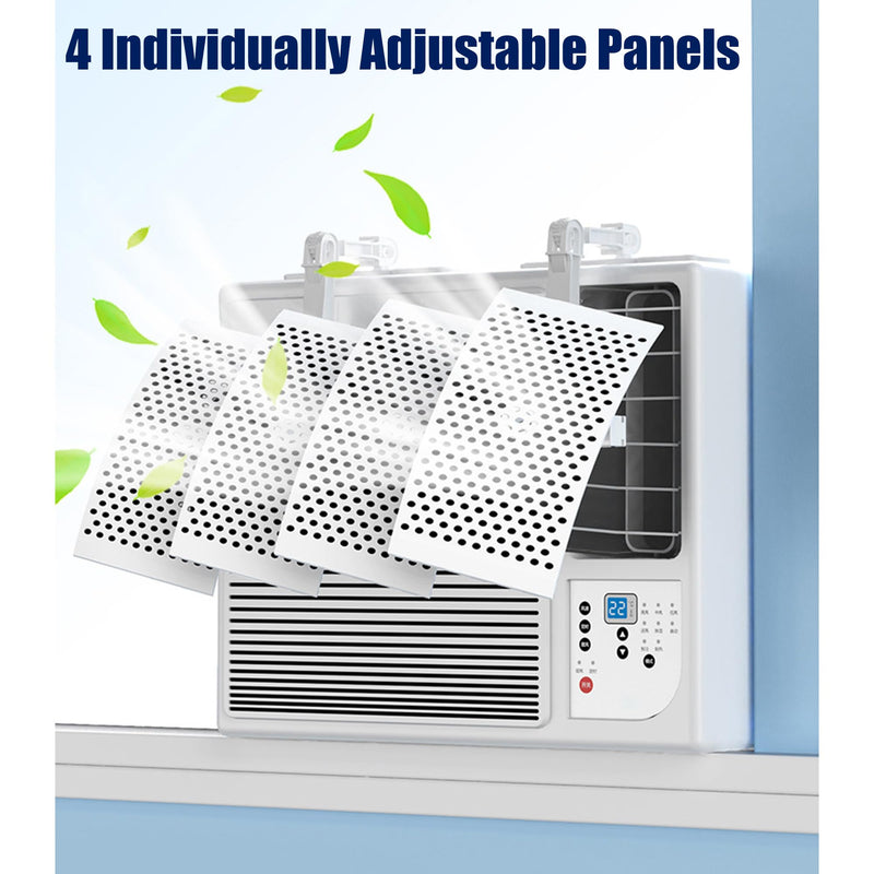 Window Air Conditioner Deflector, Adjustable AC Vent Deflector
