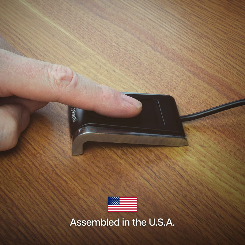 Verifi P2000 Desktop USB Fingerprint Reader - Windows Hello, Windows Password Free Operation