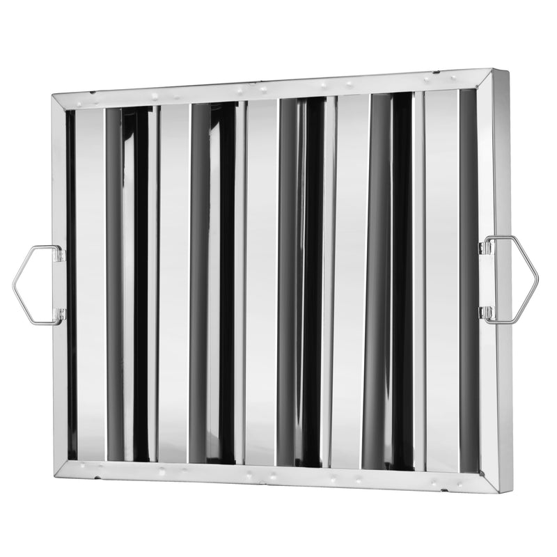 New Star Foodservice 54354 Stainless Steel Hood Filter 20" W x 16" H 1 Count (Pack of 1) Individual 20" x 16" - NewNest Australia