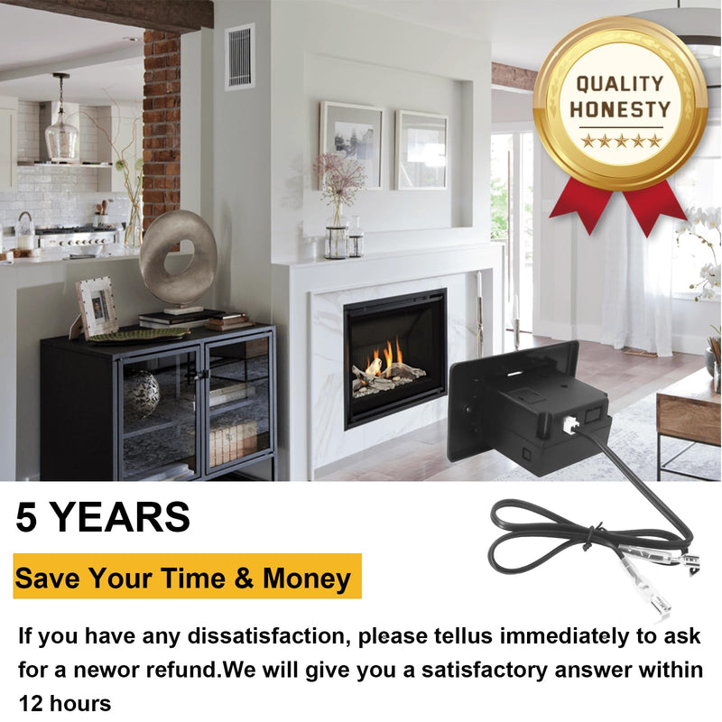 Fireplace Remote Control Kit, for Millivolt Thermostatic Gas Valve On/Off