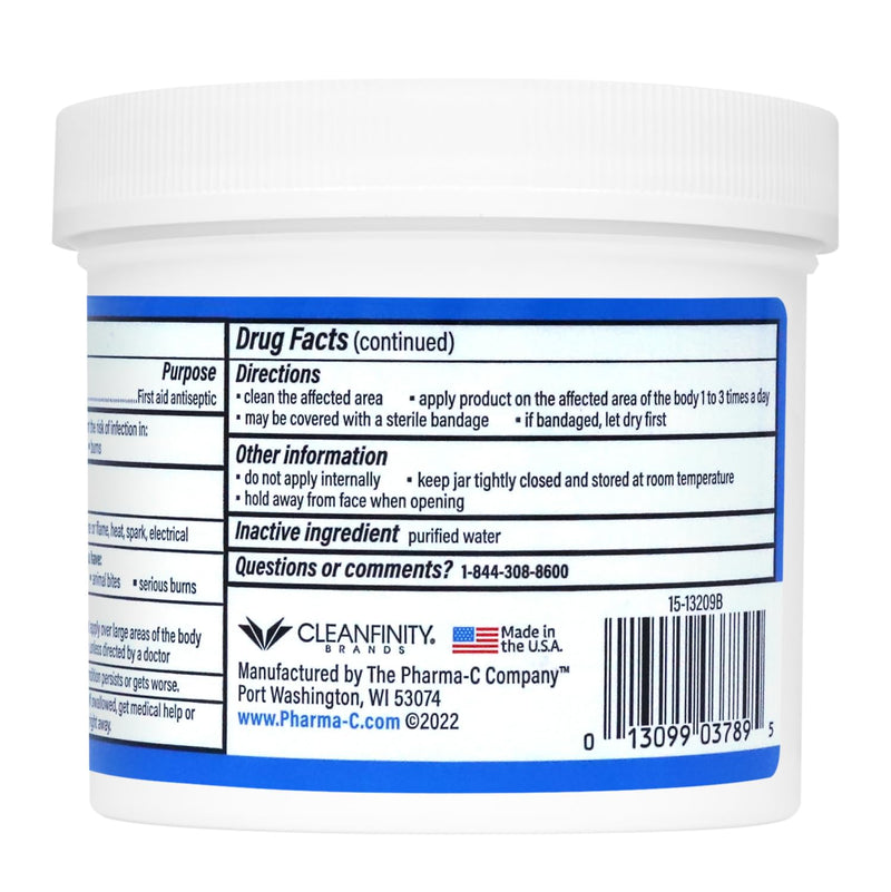 The Pharma-C Company 70% Isopropyl Alcohol Pads [100 count]. First Aid Alcohol - Antiseptic Wipes - Extra Large - Alcohol for minor cuts, scrapes and burns. 1
