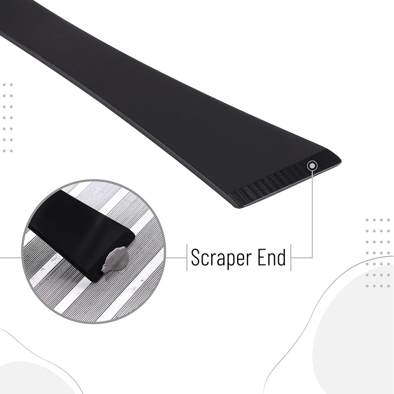 Bates- Pry Bar Scraper, 9.5-Inch, Carbon Steel, Pry Tool, Scrape and Pry Bar, Metal Pry Tool, Flat Pry Bar, Beekeeping Equipment Bee Black