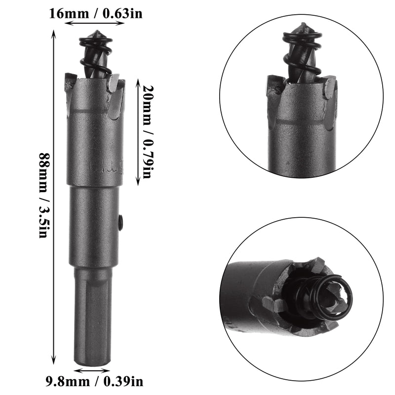 5 PCS Door Viewer Peephole 220 Degree Zinc Alloy with 16mm/0.63inch Drill Bit for 1-1/2" to 2-3/8" Doors (Brushed Nickel, 4X Peephole Set + Drill Bit)