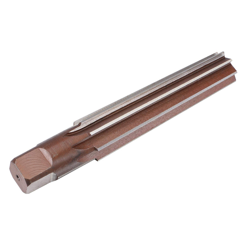 uxcell MT4 Morse Taper Reamer H8 Accuracy Alloy Tool Steel 8 Flutes Straight Shank Finish Hand Reamer Cutter Milling Tool Conical reamer for Bore Machining