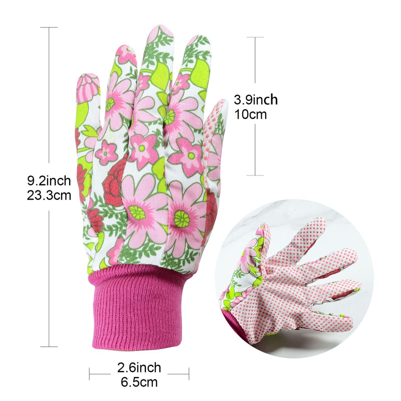 5PCS Rose Thorn Tools Rose Leaf Thorn Strippers with a Rose Pruning Shears and Garden Rose Gloves Pink1 Style-pink