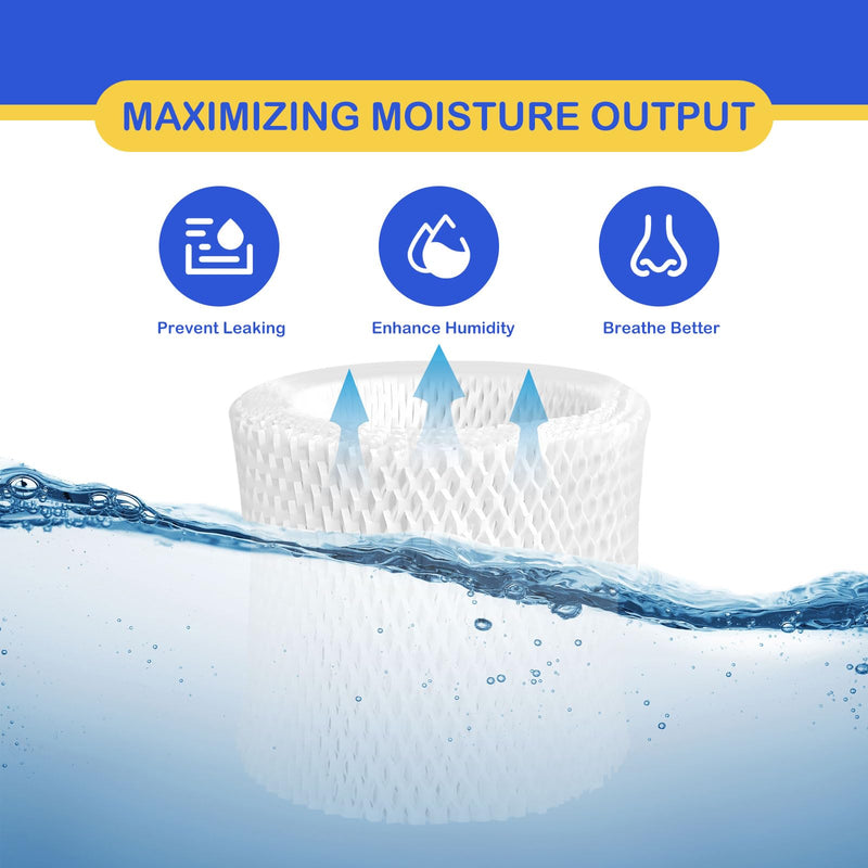 Plus Wick Humidifier Filter Replacement Compatible with Canopy Plus Humidifier Only, Don’t fit for Canopy Bedside or Nursery Humidifier, 3 Pack