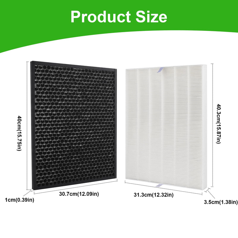 114190 Replacement Filter B for Winix Air Purifiers: Replacement Filter 9500 U300 P300 WAC9000 WAC9500 WAC5000 WAC5000b WAC5300 WAC6300 WAC5500 (1 Pack) 12.3" x 15.9" x 1.4"