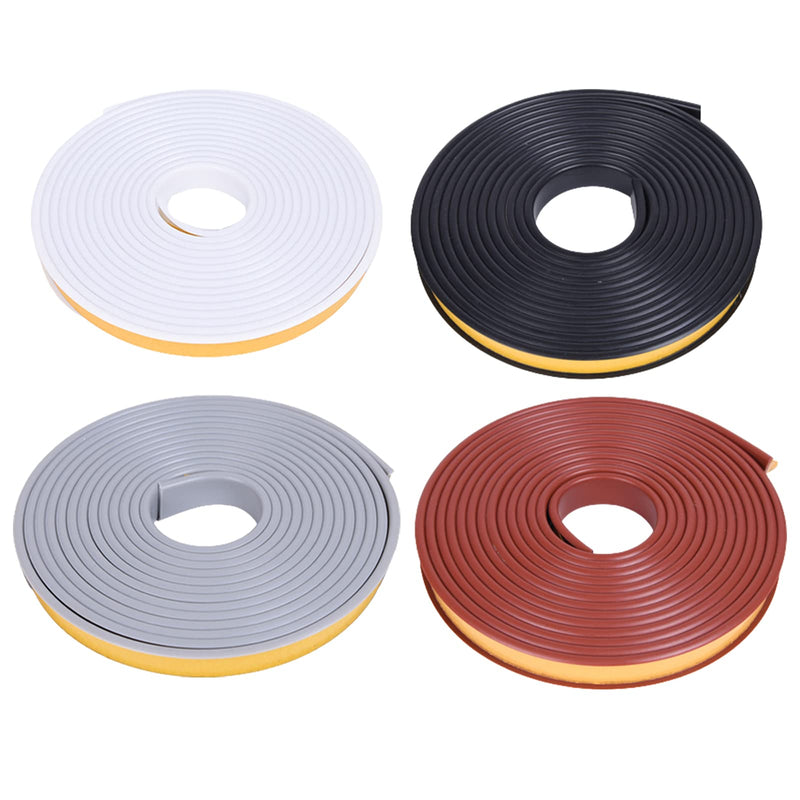 U-Shape Edge Banding, 16.4ft Self Adhesive Veneer Edging,TPE Flexible Furniture Edge Protector for Cabinet Repair Furniture Restoration (20MM, Black) 20MM