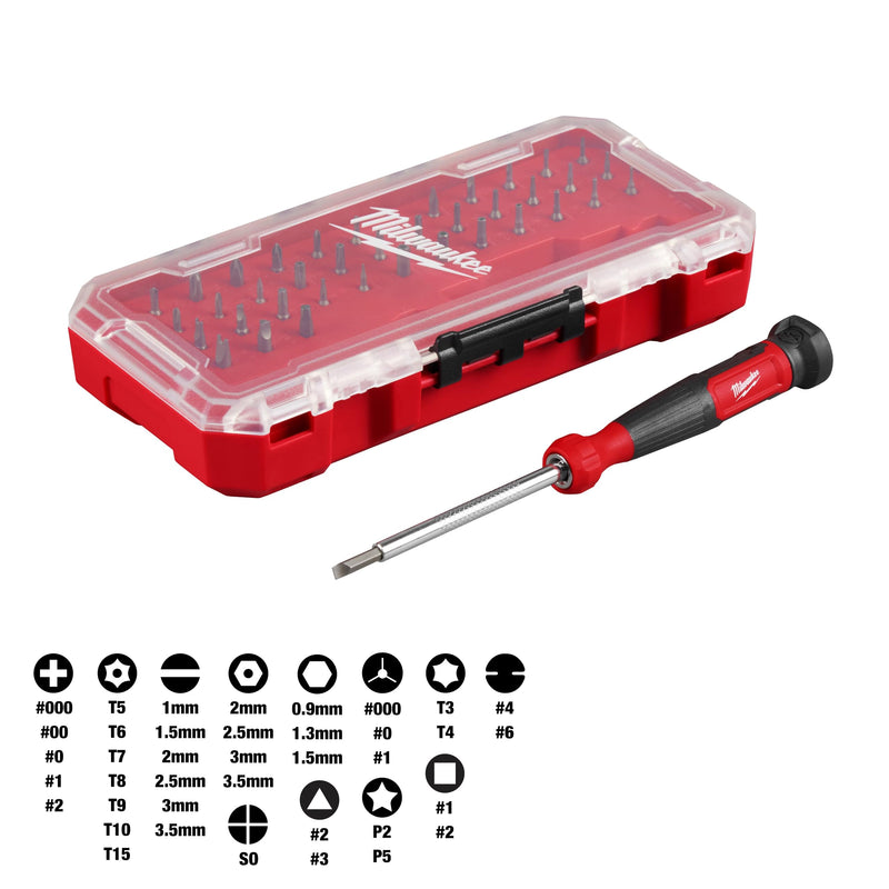 Milwaukee Electric - 39-in-1 Precision Multi-BIT Screwdriver