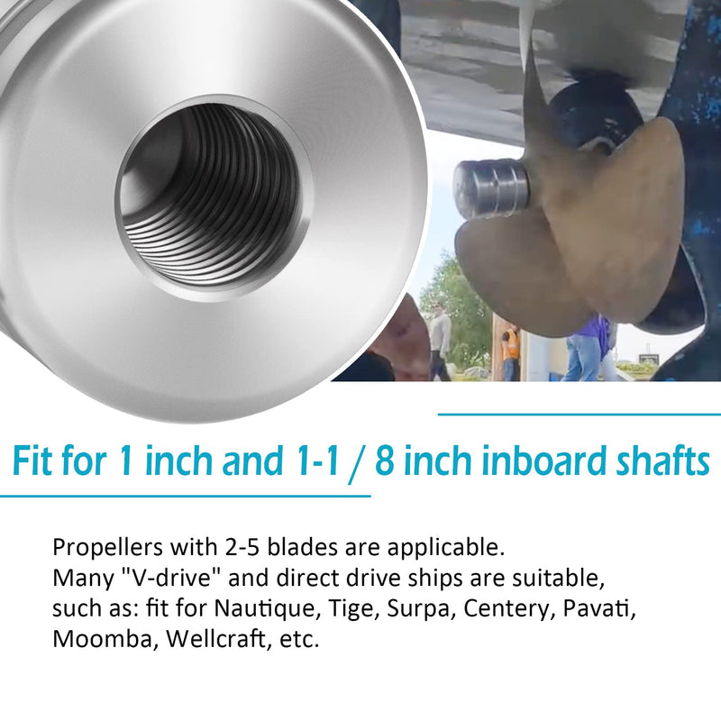 Prop Puller for Inboard Boats, Prop Knocker, Propeller Removal Tool, fit for 1" or 1 1/8" Propeller Shafts